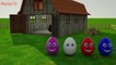 Учим цвета Разноцветные яйца на ферме Miroshka Tv