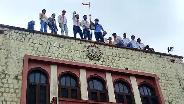 Rajasthan University- वीसी सचिवालय पर फहराया एबीवीपी का झंडा