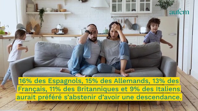 ÉTUDE. Plus d’1 français sur 8 regrette d’avoir des enfants