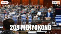 Dewan Rakyat lulus RUU antilompat parti - 209 sokong, 11 tak hadir