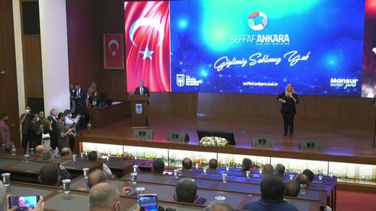 Mansur Yavaş, "Dünyada İlk ve Tek Harita Tabanlı Açık Veri Paylaşımı" 'Şeffaf Ankara'yı Başlattı: "Bizim Gizlimiz Saklımız Hiç Olmayacak"