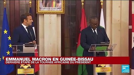 Emmanuel Macron en Guinée-BIssau : "C'est une étape historique de notre relation"