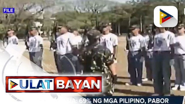 Pulse Asia: 69% ng mga Pilipino, pabor sa mandatory ROTC sa senior high school