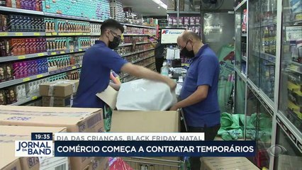 Comércio começa a contratar temporários