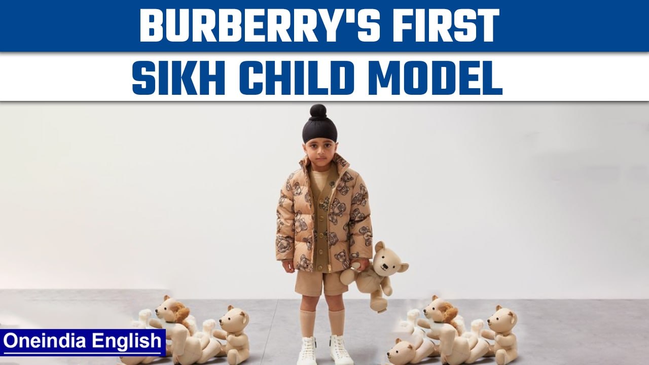 Burberry Children's first sikh model Sahib Sing...
