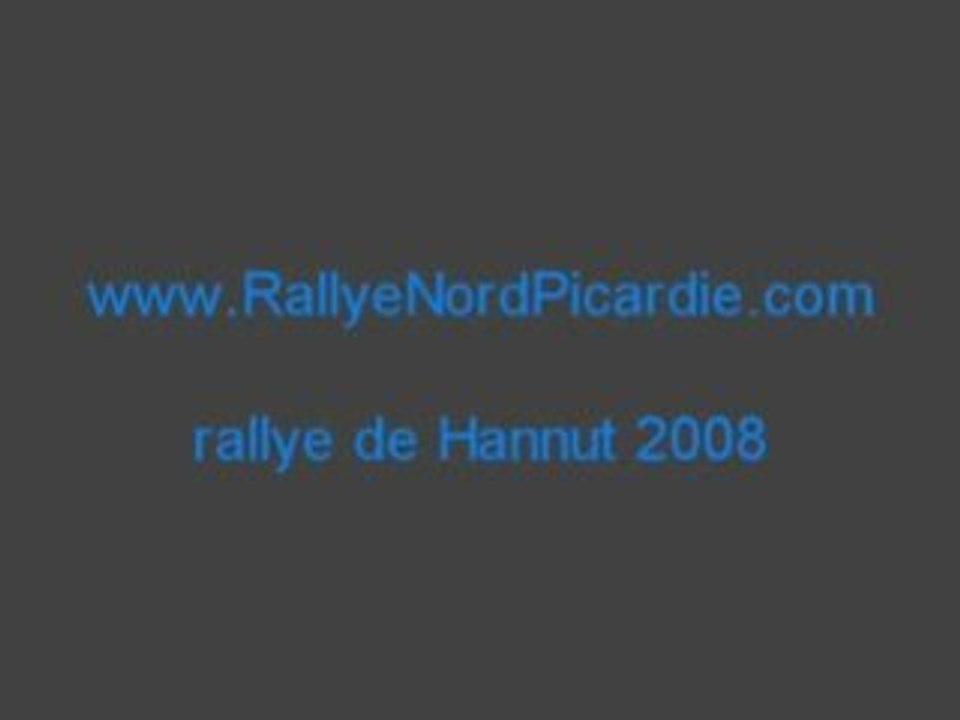 Rallye de Hannut 2008