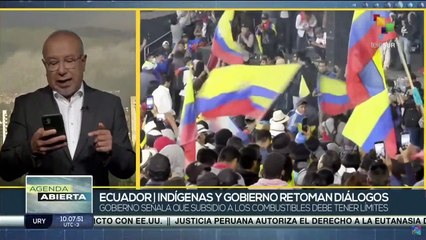 Descargar video: Indígenas y gobierno de Lasso negocian subsidios de los combustibles y precios en bienes de consumo