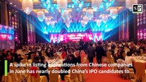 IPO listing applications spike in China