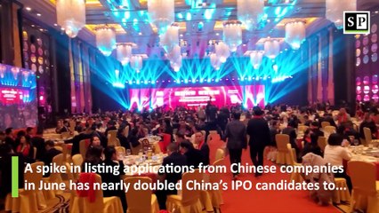 IPO listing applications spike in China
