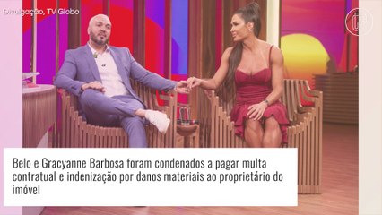 Belo e Gracyanne Barbosa: sem casa própria, casal vive o drama de ficar sem teto