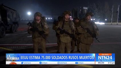 EEUU estima 75.000 soldados rusos muertos