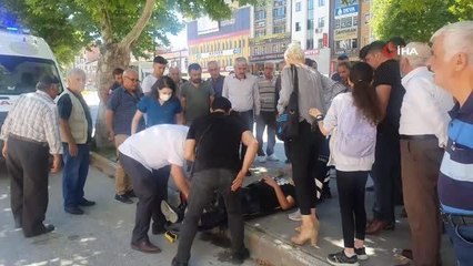 Motosikletin çarptığı 12 yaşındaki çocuk yaralandı