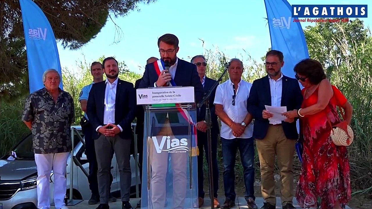 L'intégralité du discours de Jordan Dartier pour l'inauguration de la passerelle Sainte-Cécile