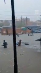 Vegetable Market in India Gets Flooded