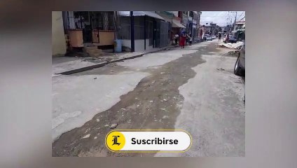 Ciudadanos se quejan por el deterioro de las calles en Santiago, ocasionado por Coraasan