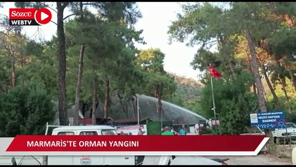 Marmaris'te orman yangını