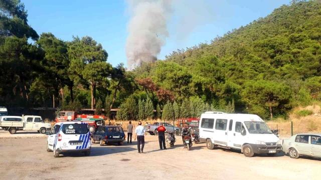 Marmaris orman yangınına müdahale devam ediyor