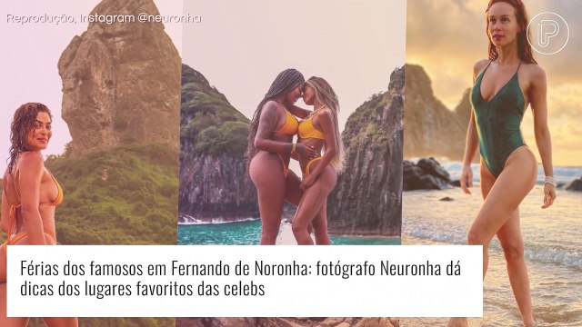 Férias dos famosos em Fernando de Noronha: fotógrafo Neuronha dá dicas das praias favoritas das celebs