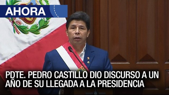 En Vivo | Pdte. Pedro Castillo da discurso a un año de su llegada a la presidencia de Perú - VPItv