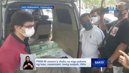 P408-M umano'y shabu sa mga pakete ng tsaa, nasamsam; isang suspek, tiklo | Saksi