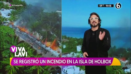 Se registra fuerte incendio en la Isla de Holbox; hotel resultó dañado