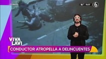 Conductor atropella a delincuentes; le robaron 100 mil pesos