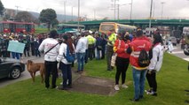 Bloqueos y caos en movilidad este jueves por manifestación de bicitaxistas en Bogotá