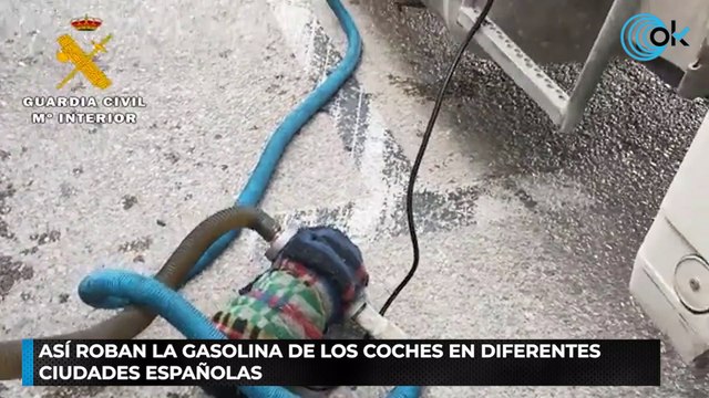Así roban la gasolina de los coches en diferentes ciudades españolas