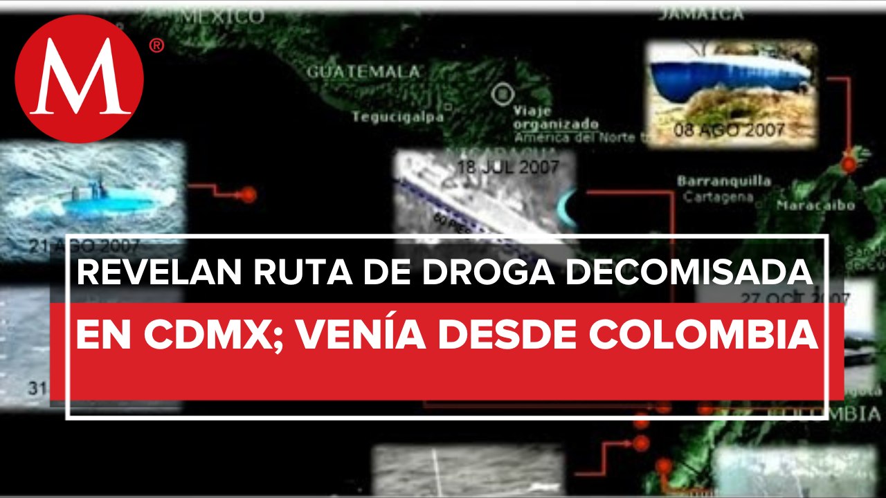 Narcotraficantes usaron lanchas para trasladar cocaína de Colombia a CdMx