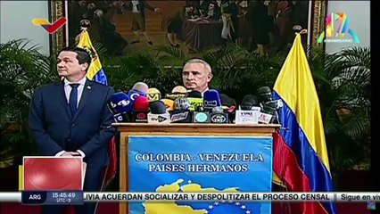 Gobernador de Táchira, Venezuela recibe al canciller electo de Colombia