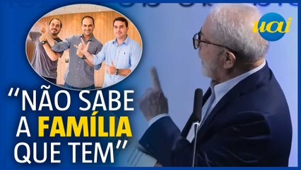 Lula associa corrupção à família  de Bolsonaro