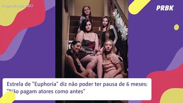Estrela de Euphoria diz não poder ter pausa de 6 meses: Não pagam atores como antes