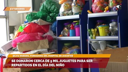 Se donaron cerca de 5 mil juguetes para ser repartidos en el día del niño