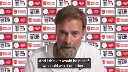 Community Shield very important 'if you win it' - Klopp