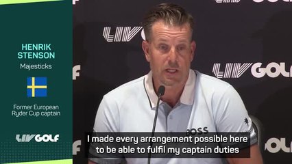 Stenson 'disappointed' with Ryder Cup after captaincy stripping