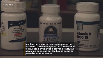 Tomar vitamina D no protegerá los huesos, según un estudio
