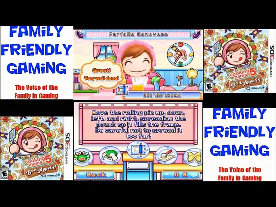 Cooking Mama 5 Bon Appetit! Farfalle Genovese