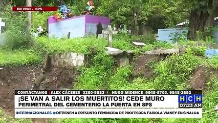 A punto de salirse los muertos del Cementerio La Puerta en SPS