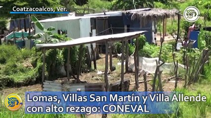 Lomas, Villas San Martín y Villa Allende con alto rezago: CONEVAL