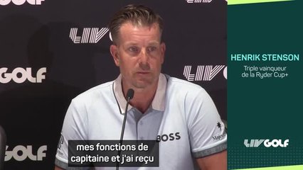 LIV Golf - Stenson : “Je suis évidemment déçu par cette situation”