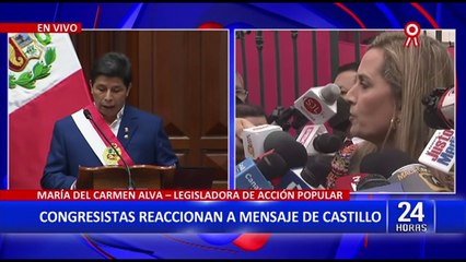 Maricarmen Alva: "Hay una incapacidad para gestión pública pero capacidad para la corrupción"