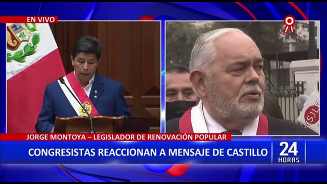 Jorge Montoya: “No ha reconocido nada de lo que ha hecho y viene haciendo