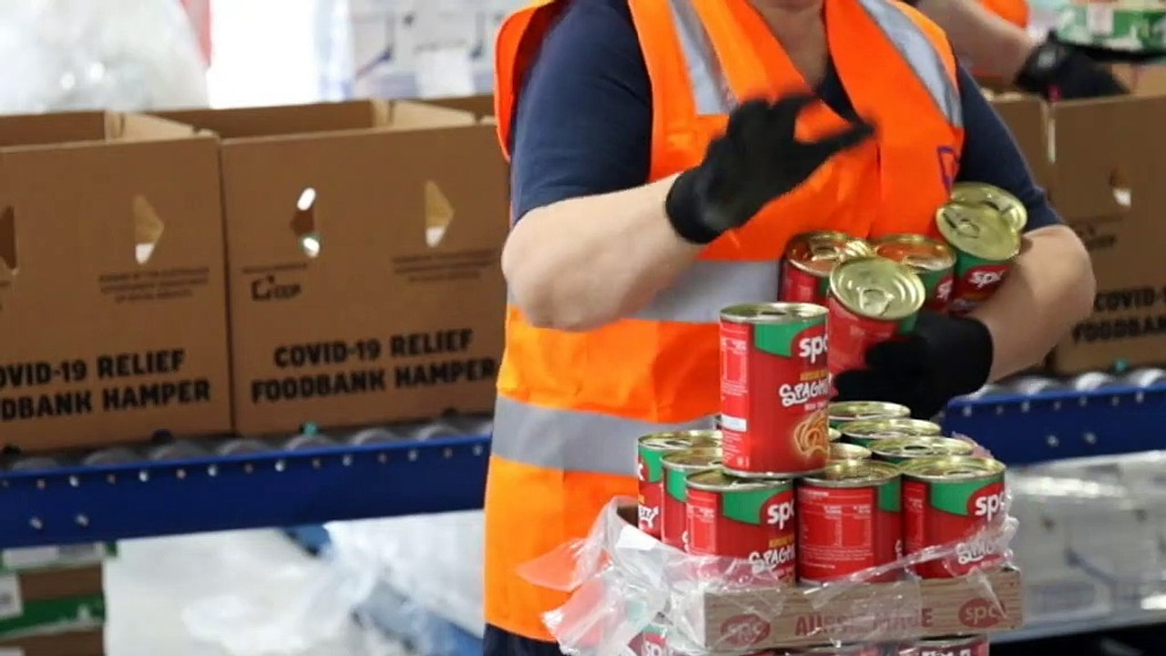 Food banks struggle with supply amid increased demand