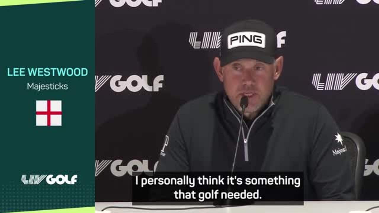 LIV gives golf something 'fresh and new'' - Westwood