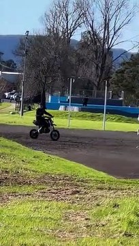 Dirt bikes in Guest Park, Fairy Meadow - July 2022 - Illawarra Mercury