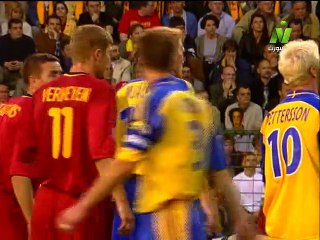 belguim vs sweden 2000 first