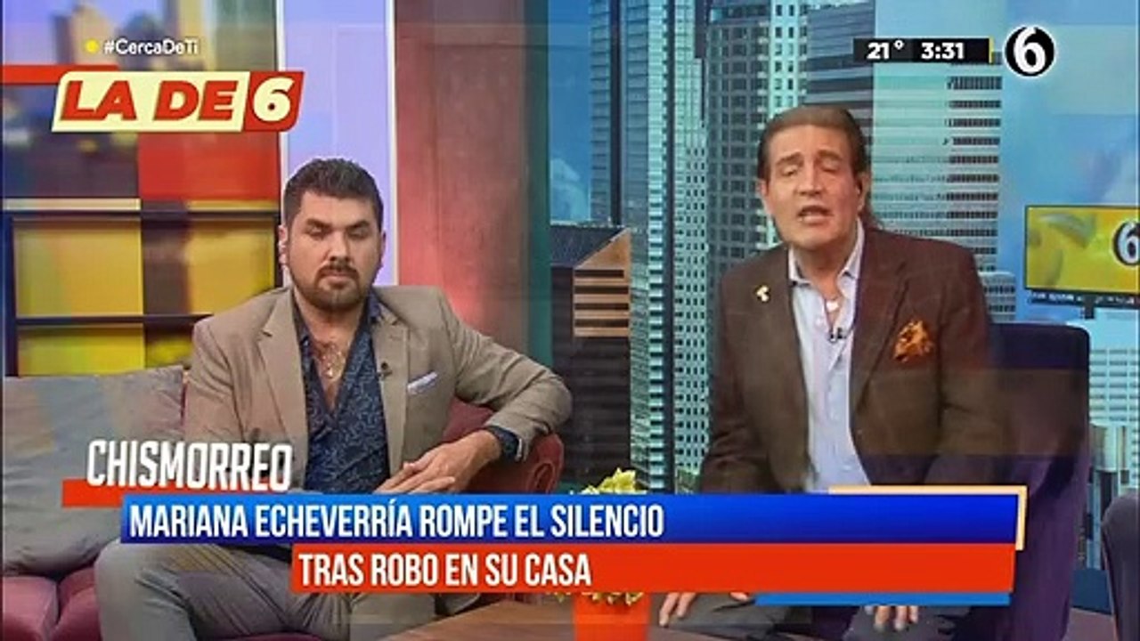 Mariana Echeverría rompe el silencio tras robo en su casa