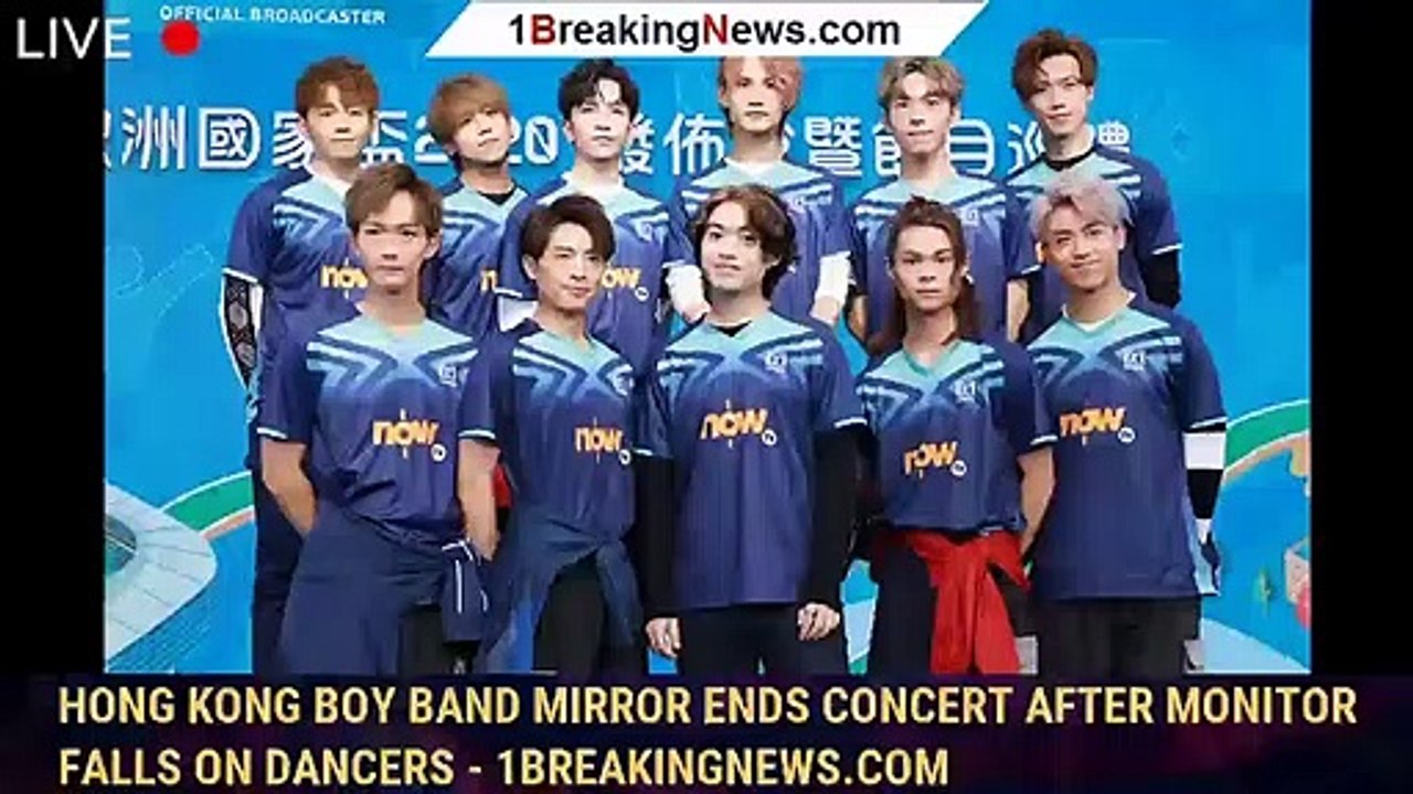 Hong Kong boy band Mirror ends concert after monitor falls on dancers
