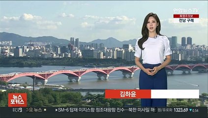 [날씨] 폭염특보 확대·강화…태풍 '송다' 북상 중
