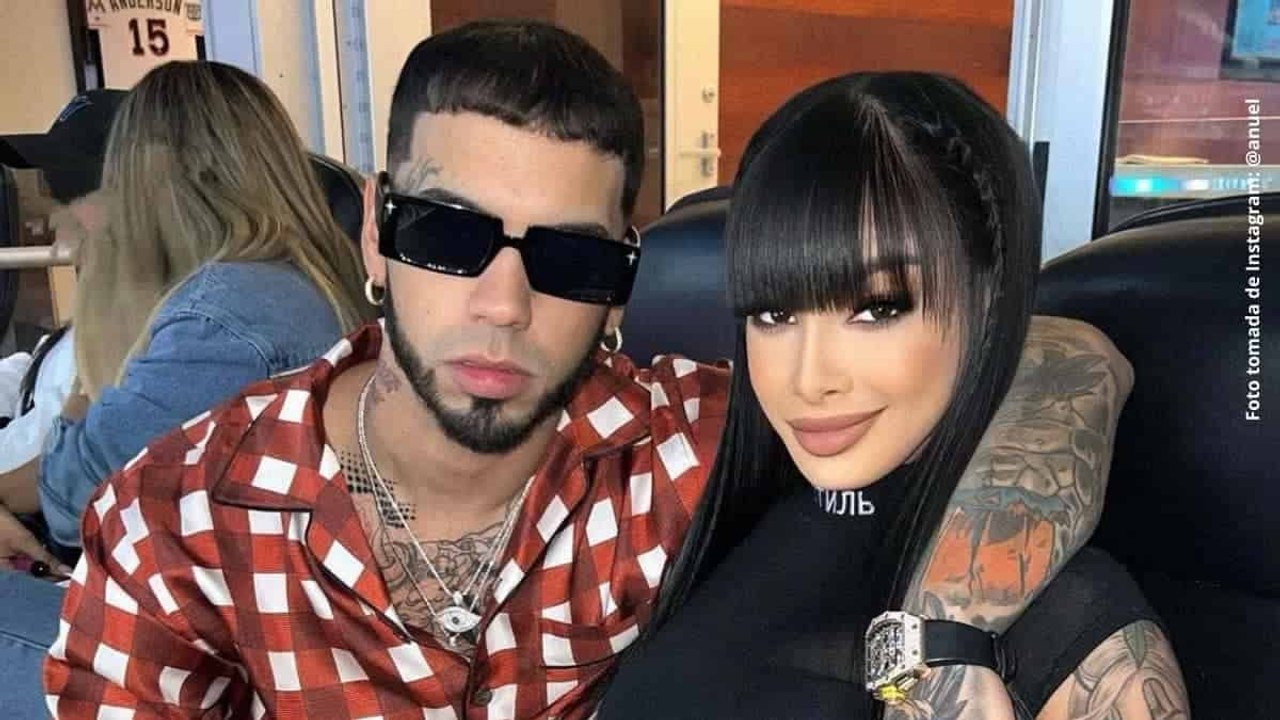 Anuel y Yailin revolucionaron barrio de España para grabar un video